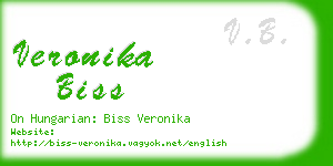 veronika biss business card